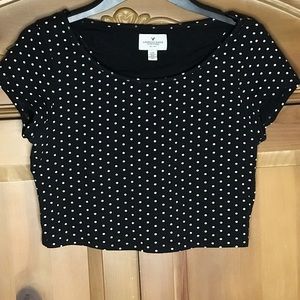 AE Polka Dot Crop Top